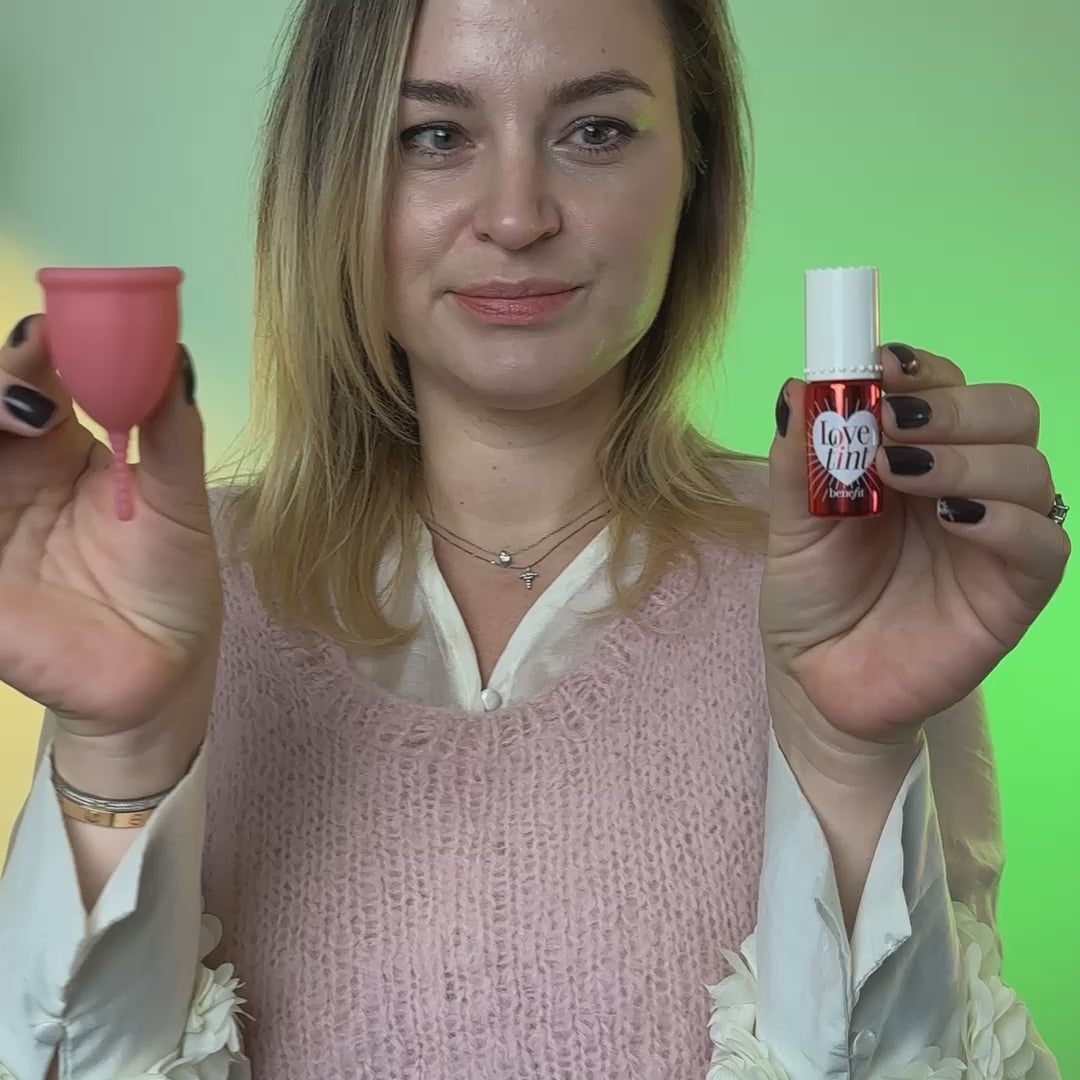 Demonstrations video af menstruationskop