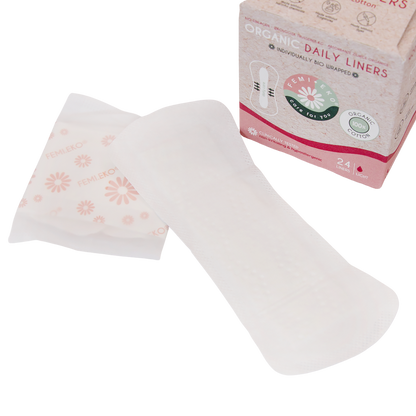 Organic cotton panty liners | Ultra Liners | 24 pcs