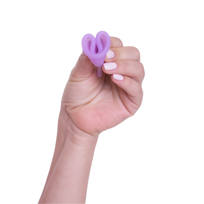 Safe menstrual cup | Size S | Antibacterial | Purple