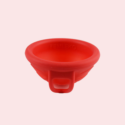 Universal Safe Menstrual Disc | Antibacterial | Red