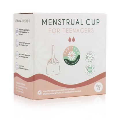 Safe Menstrual Cup | Size XS | Teenager | Purple