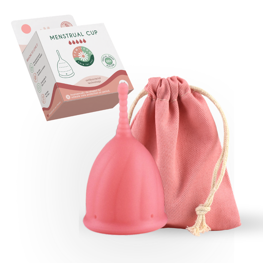 Safe | Menstruationskop | Størrelse S | Pink