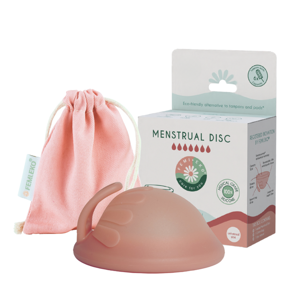 Universal menstruationsdisk til kraftig flow