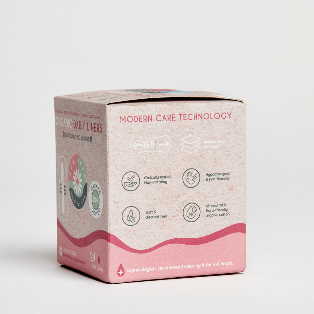 Trusseindlæg i økologisk bomuld | Ultra Liners | 24 stk