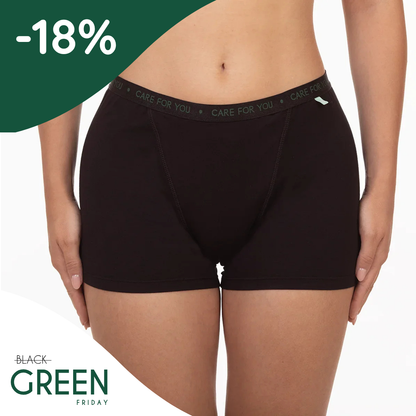 AllBody | Menstruationstrusser | Boyshort | Sort