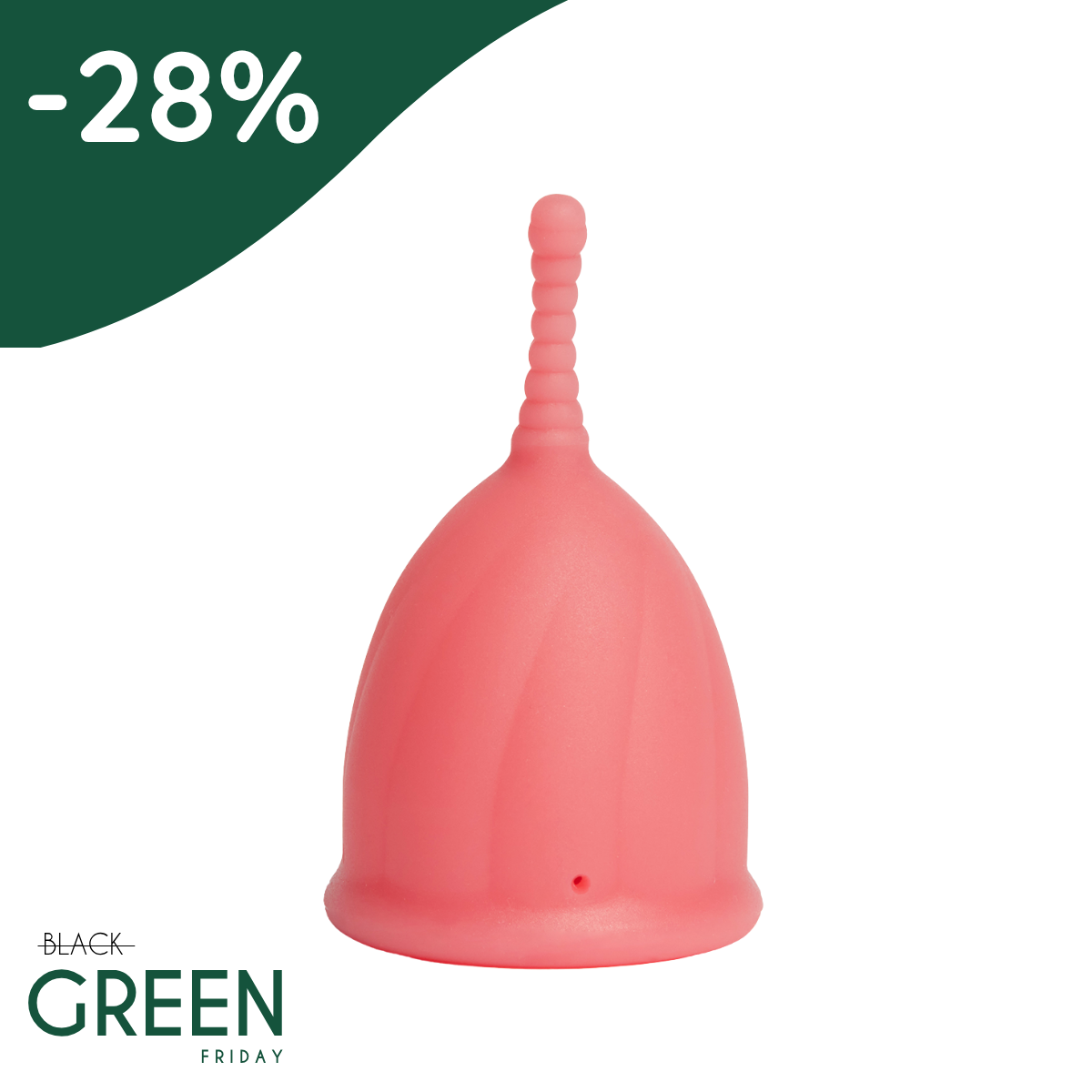 Safe | Menstruationskop | Størrelse S | Pink