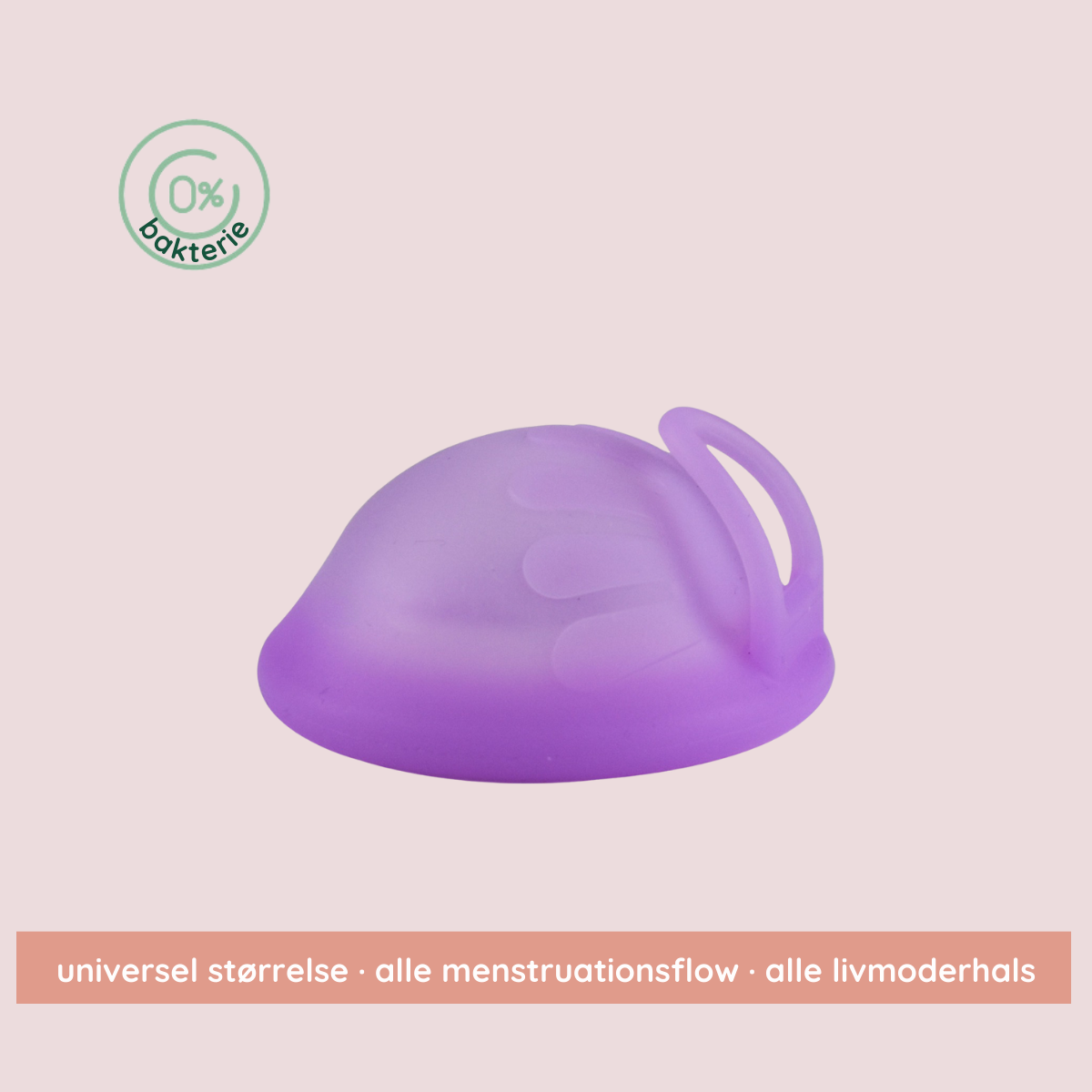 Universal Safe Soft Menstruationsscheibe | Antibakteriell | Lila