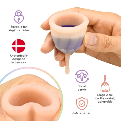 Menstrual cup | Size XS | Teenager | Powder