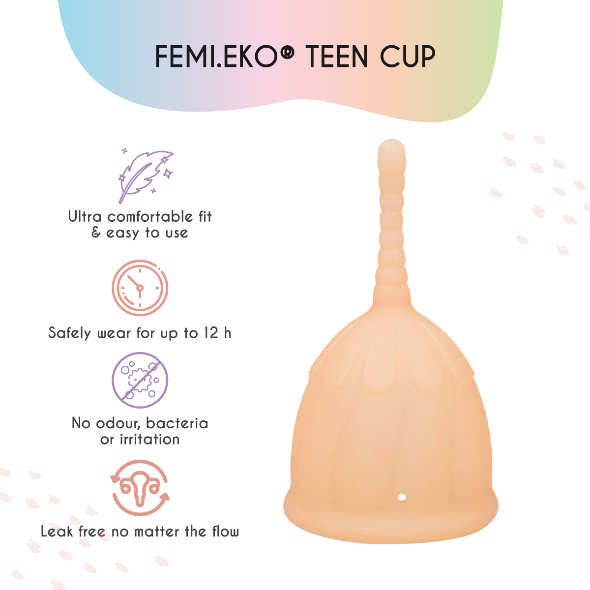 Menstrual cup | Size XS | Teenager | Powder