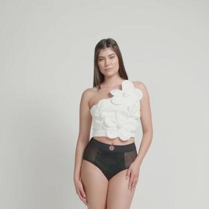 Nanna | Menstruationstrusser | Høj talje | Sort