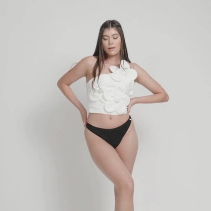 EDA Periodenunterwäsche | G-String | Schwarz