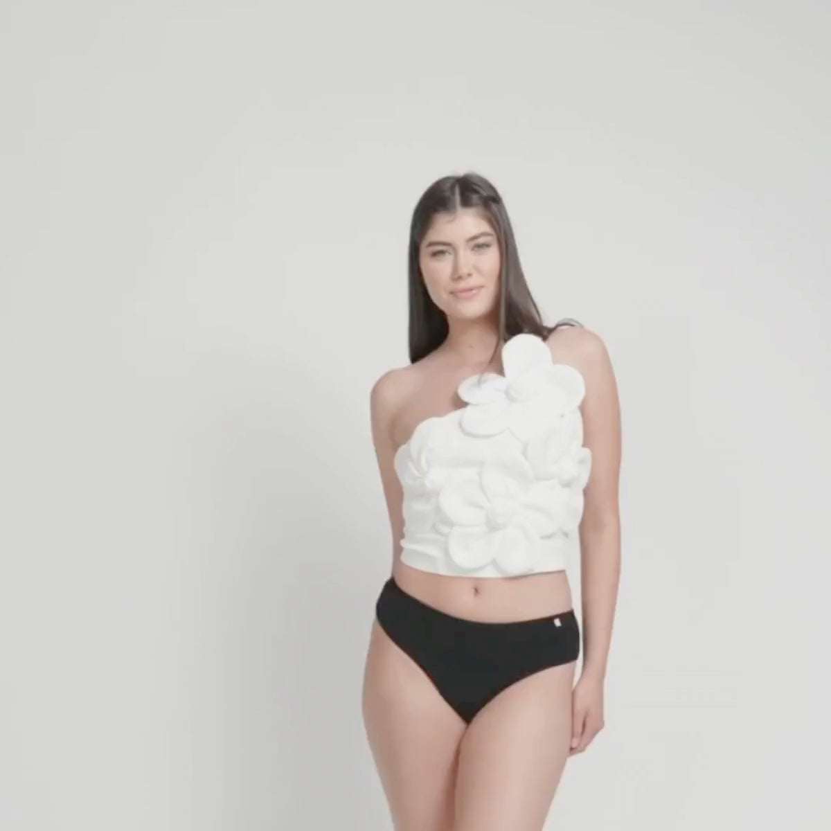 Indlæs video: Femieko Ava sort menstruationstrusser moderat menstruation – black period panties for moderate flow - video
