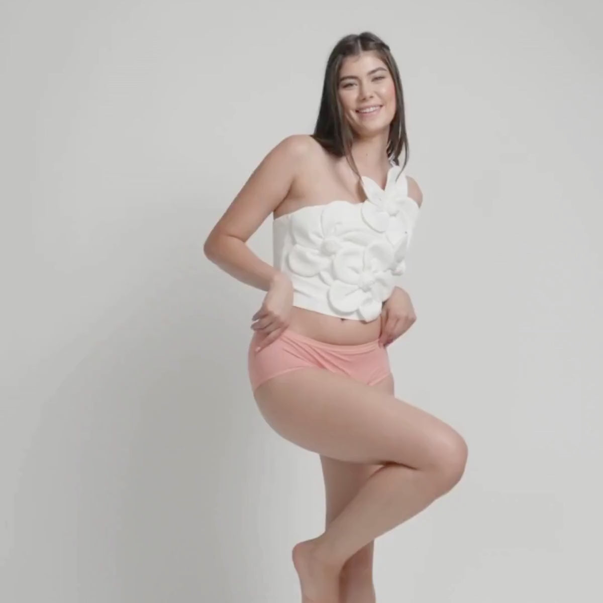 Indlæs video: Femieko Ida pink menstruationstrusser kraftig menstruation – heavy flow period underwear pink - video
