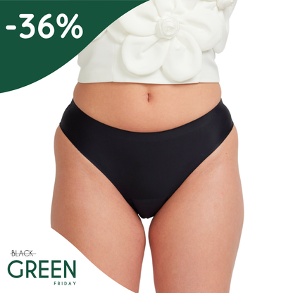 Seamless | Menstruationstrusser | Sort  | Heavy