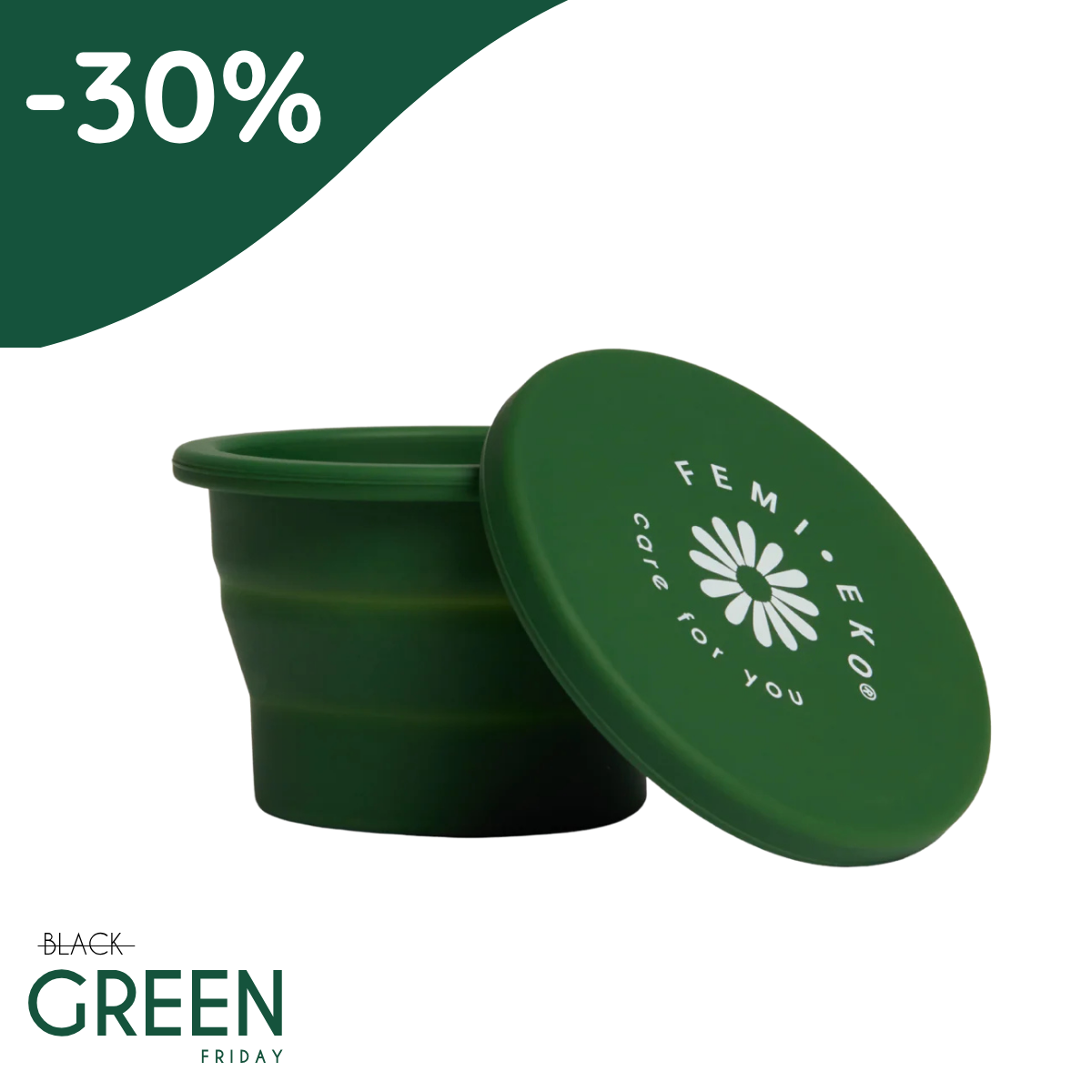 Foldable Sterilizer Cup | Green