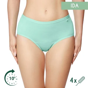 Chiloți menstruali Ida – Hipster – Verde